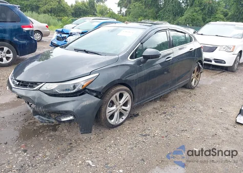 2017 Chevrolet Cruze Premier Auto из США, поврежденный, VIN 3G1BF6SM3HS529577